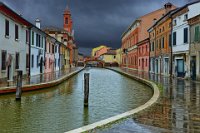 203 - COMACCHIO IN THE RAIN NR 4 - TOMELLERI GIUSEPPE - italy <div