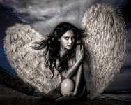 350 - PORTRAIT OF AN ANGEL - MADSEN AAGE - denmark <div
