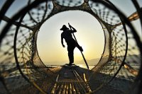 411 - FISHERMAN ON THE INLE LAKE - BARRIO LUIS MARIA - spain <div