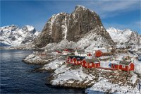 480 - HAMNOY FISHERMENS HUTS - HARDING RICHARD - united kingdom <div