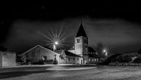 155 - EGLISE UN SOIR - DUMANGIN JACKY - france <div