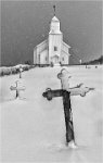 277 - GIMSOY CHURCH IN A BLIZZARD - HARDING RICHARD - united kingdom <div