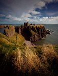 159 - DUNNOTAR CASTLE AUTUMN - GOLD DAVID - scotland <div