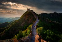 62 - THE GREAT WALL SCENERY - CAI CHAOYANG - china <div