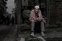 161 - NEPALESE OLD MAN SELLING VEGETABLE - HUANG XIAOWEN - china <div
