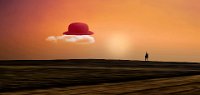 130 - THE RED HAT - DELON JEAN CLAUDE - france <div