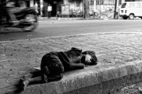 145 - THE BOY ASLEEP ON THE SIDEWALK - TOMASSI ANTONELLA - italy <div