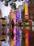29 - NANJING ROAD IN THE RAIN - ZHENG KAI - china <div
