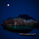 147 - SILENT MOONLIT NIGHT - YANG SHENGHUA - china <div