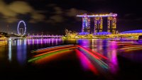 238 - SINGAPORE AT NIGHT - WIDODO SUGIARTO - indonesia <div