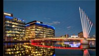 58 - MEDIA CITY AT DUSK - HAYES GARY - england <div