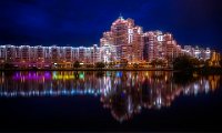 484 - MINSK TENEMENTS AT NIGHT - HARRISON PAUL - England <div