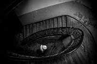 165 - GYPSY AND SPIRAL STAIRCASE 1 - BASHA RABIA - Israel <div